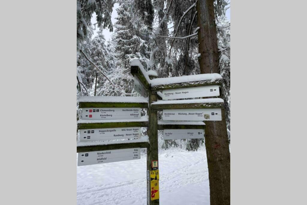 Zeit Fuer Dich Am Bergelchen, Winterbergアパートメント エクステリア 写真